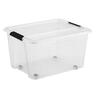 Rolling Organiser 32 litre Clear