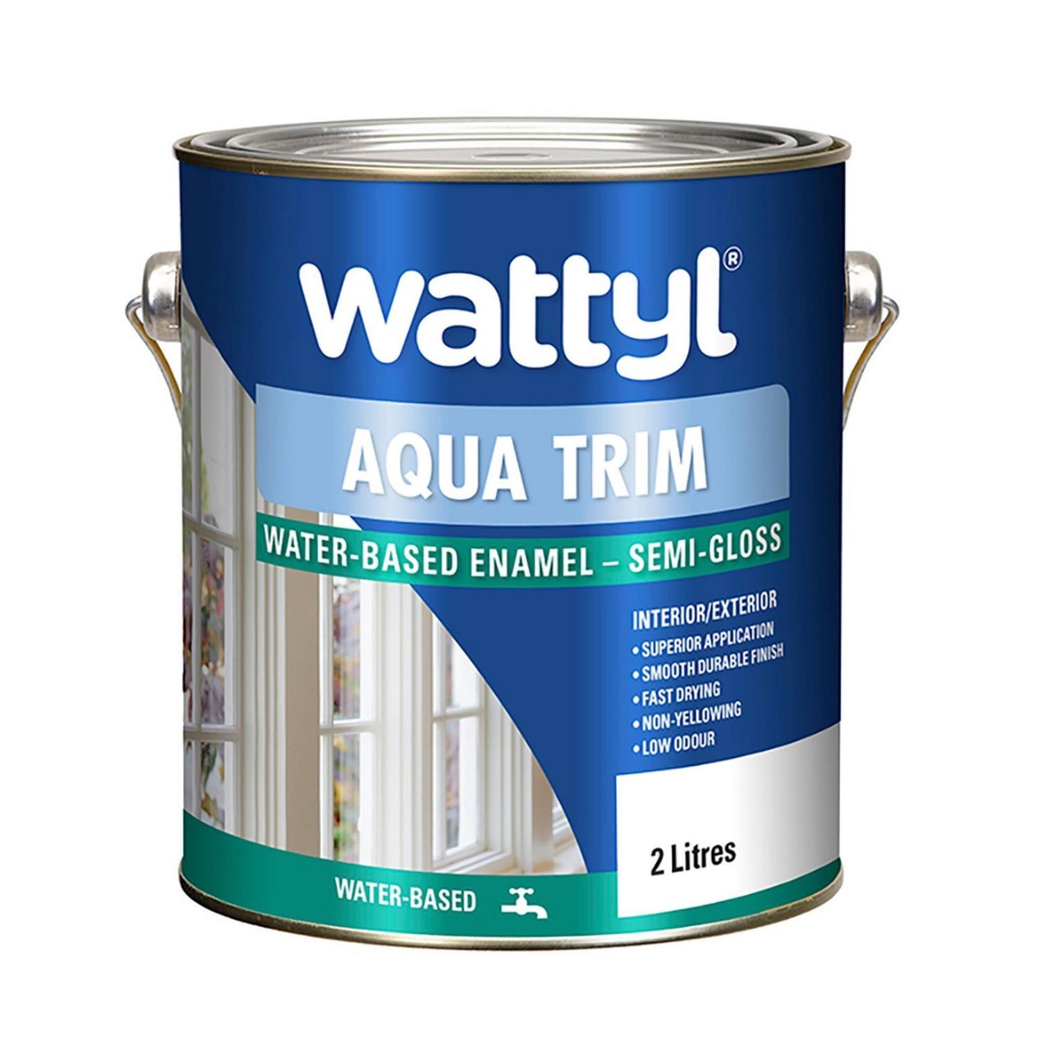 Semi-Gloss Trim Enamel 2 litre White