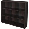 9 Cube Decorative H: 1117mm, W: 1117mm, D: 345mm Walnut