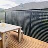 Valla Series 65mm Slat Panel Pack W: 900mm, H: 1800mm Black