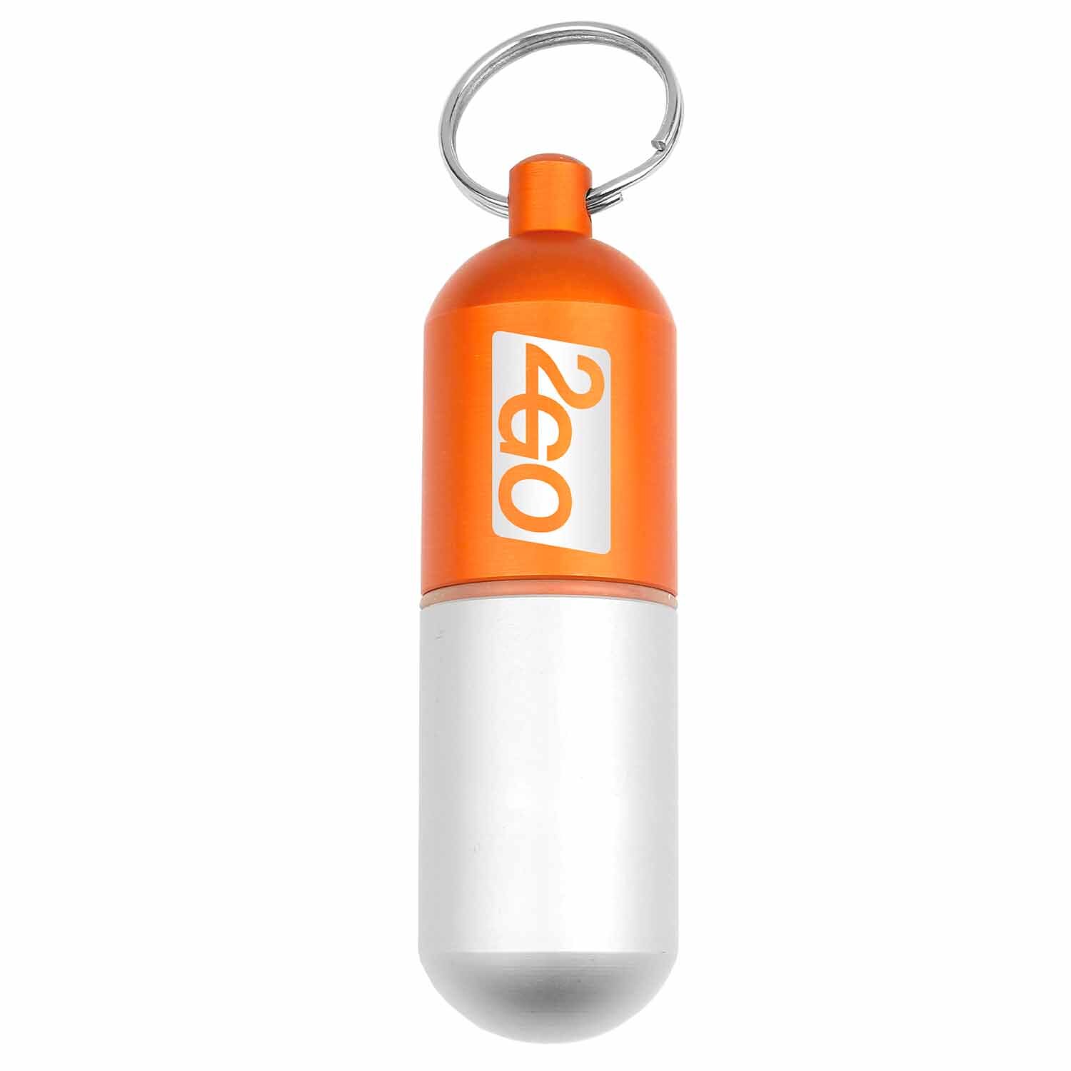 Key Ring with Med Capsule