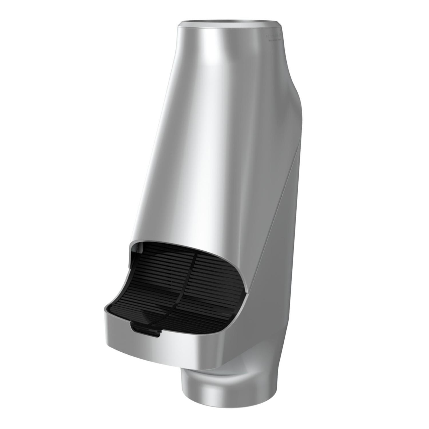 Curve Leaf and Debris Diverter 80mm Titanium