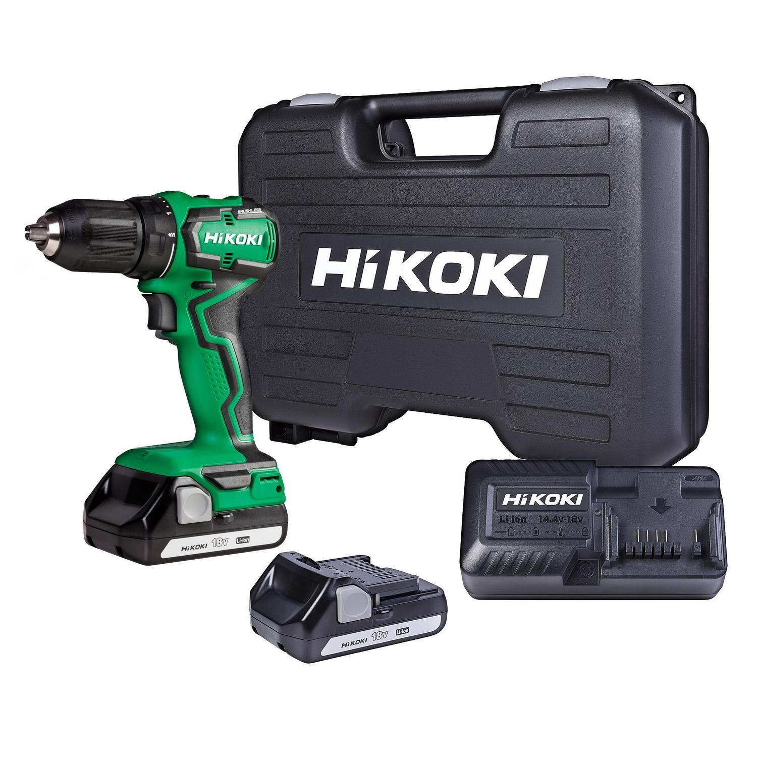 18V Compact Brushless Driver Drill Kit