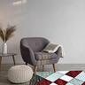 Zarin Rug W: 1000mm, L: 1500mm Geo Grey/Red