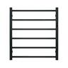 6 Bar Heated Towel Rail Black