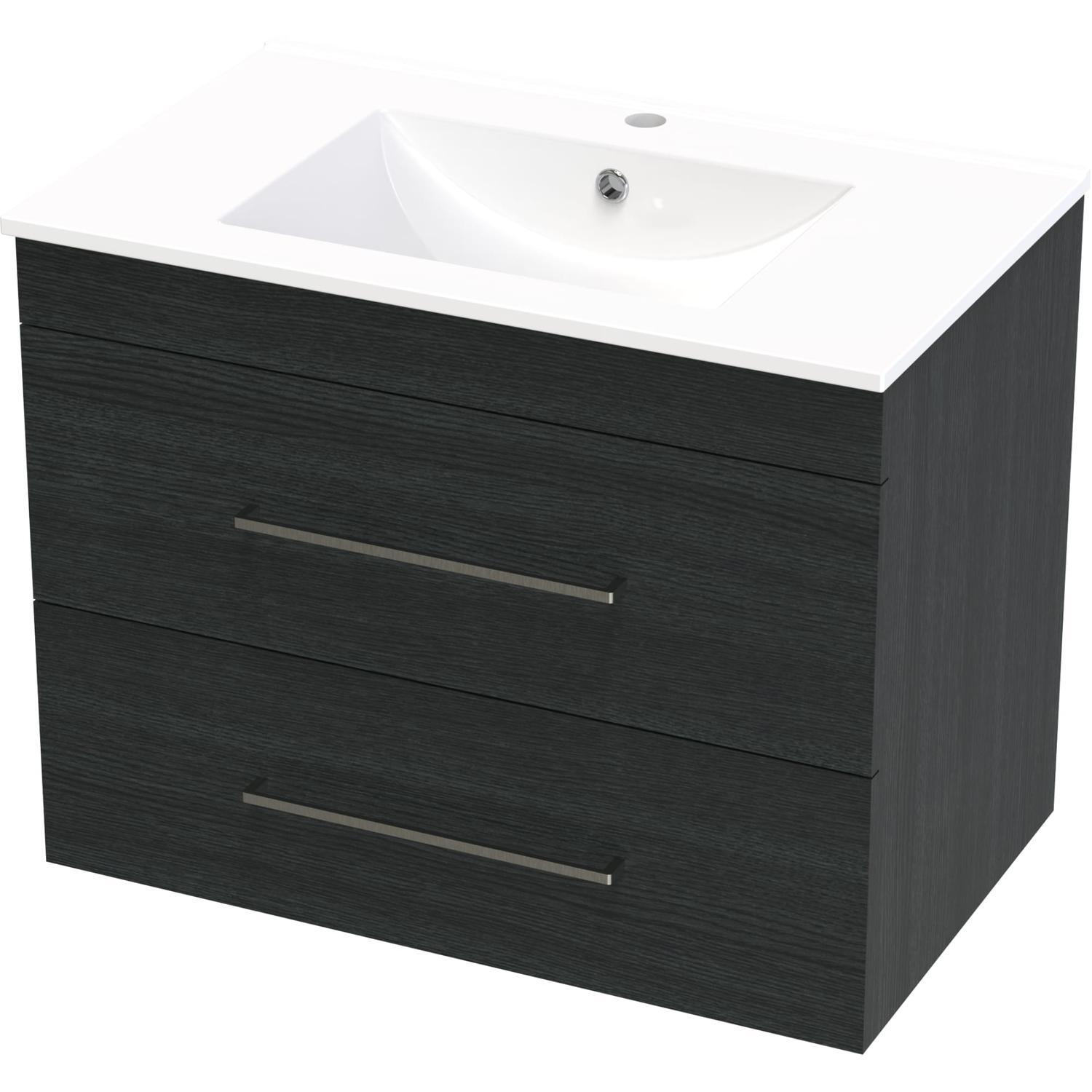 Cashmere Double Drawer Wall Hung Vanity