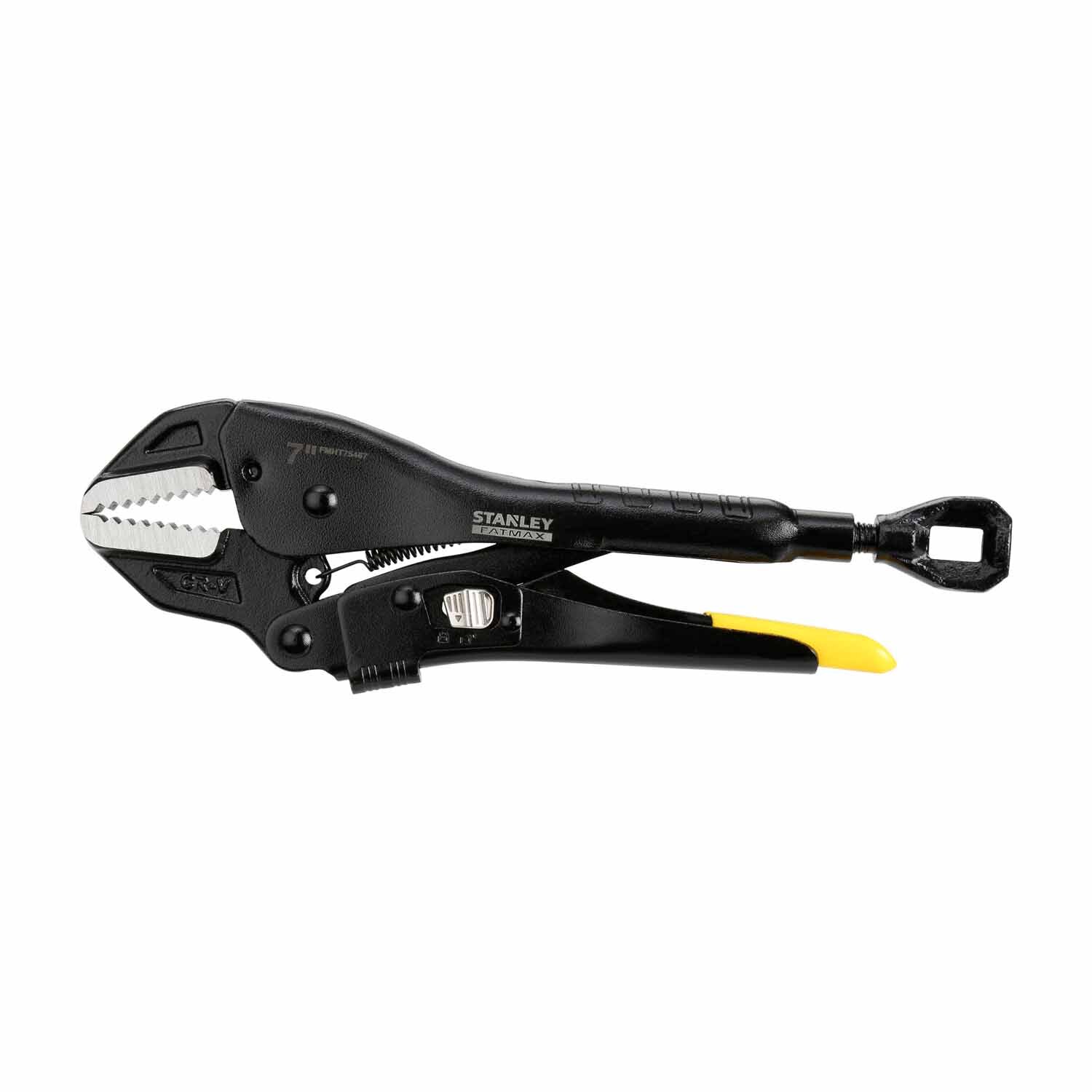 Locking Pliers with Curved Jaws
