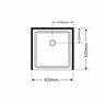 Taurus Alcove 3-Sided Shower Flat Wall