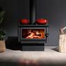 LTD Mega Rad Base 21kW Wood Fire and ECO Flue Kit