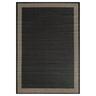 Matakana 160x230 Border Black Outdoor Rug