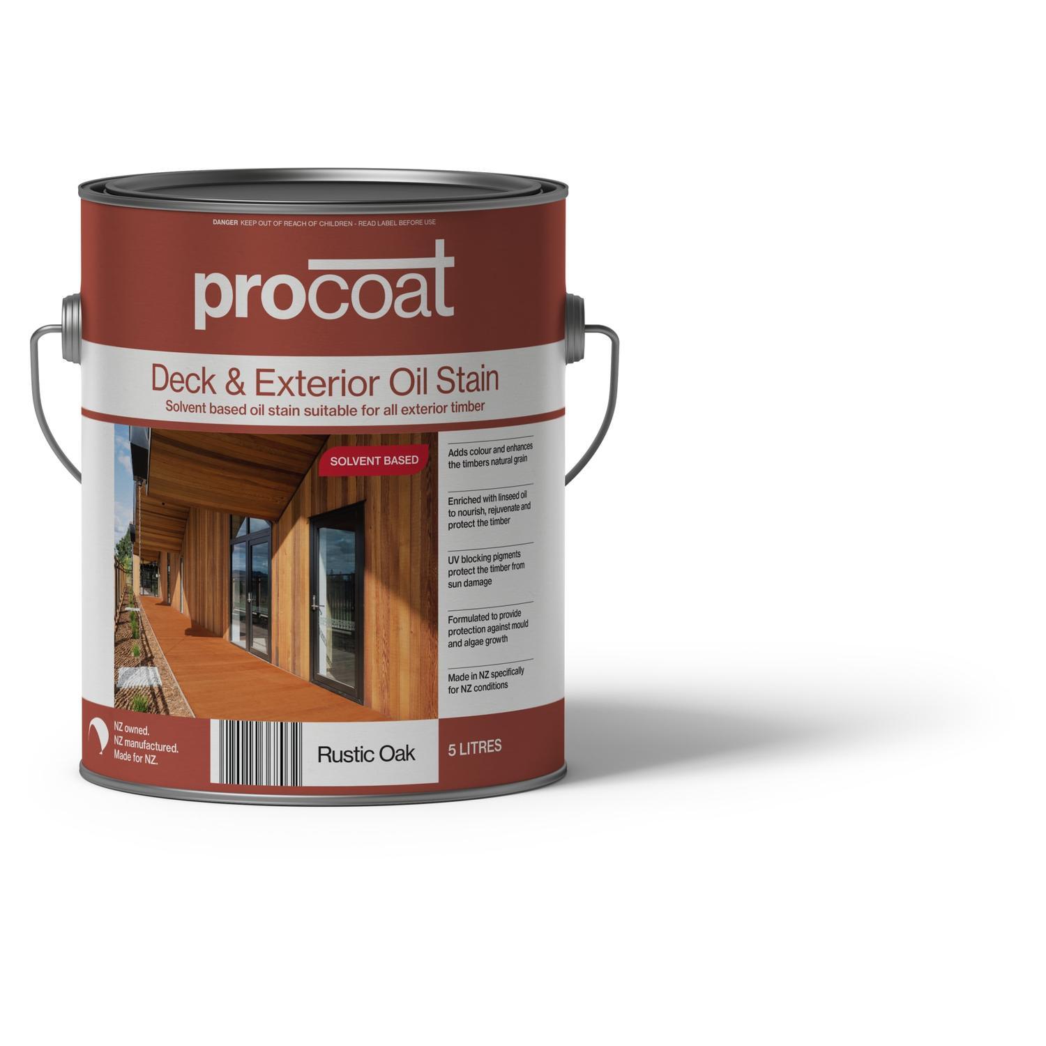 Deck and Exterior Oil Stain Solvent Based