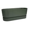 Plastic Trough with Saucer Green 50cm