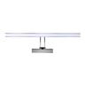 Adjustable Arm Mirror Light 12W Brushed Metal