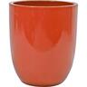 Glazed Corsica Ceramic Pot Large Orange