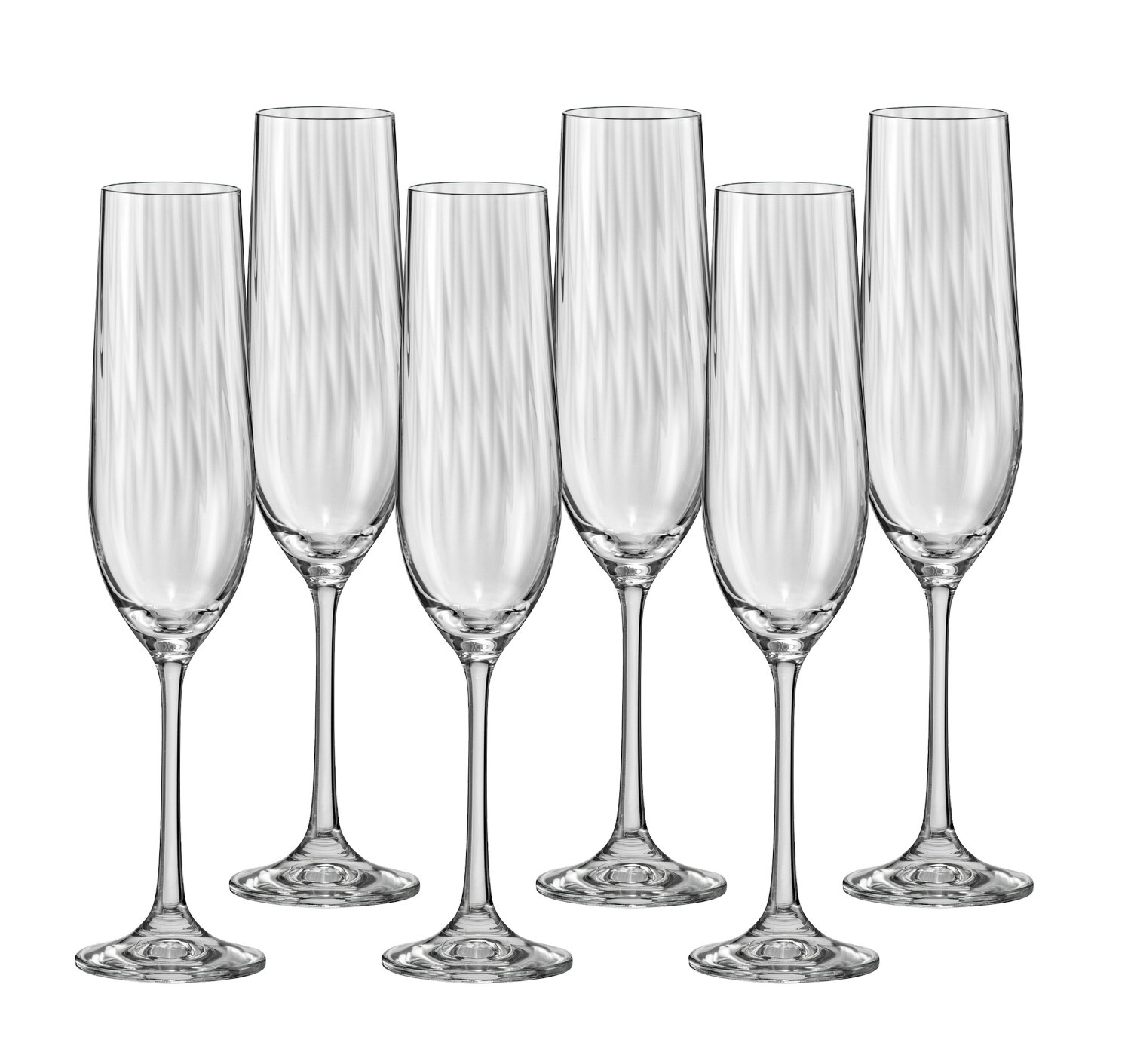 Waterfall Champagne Flutes