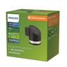 Fyve LED Solar Wall Light 1.5W Black
