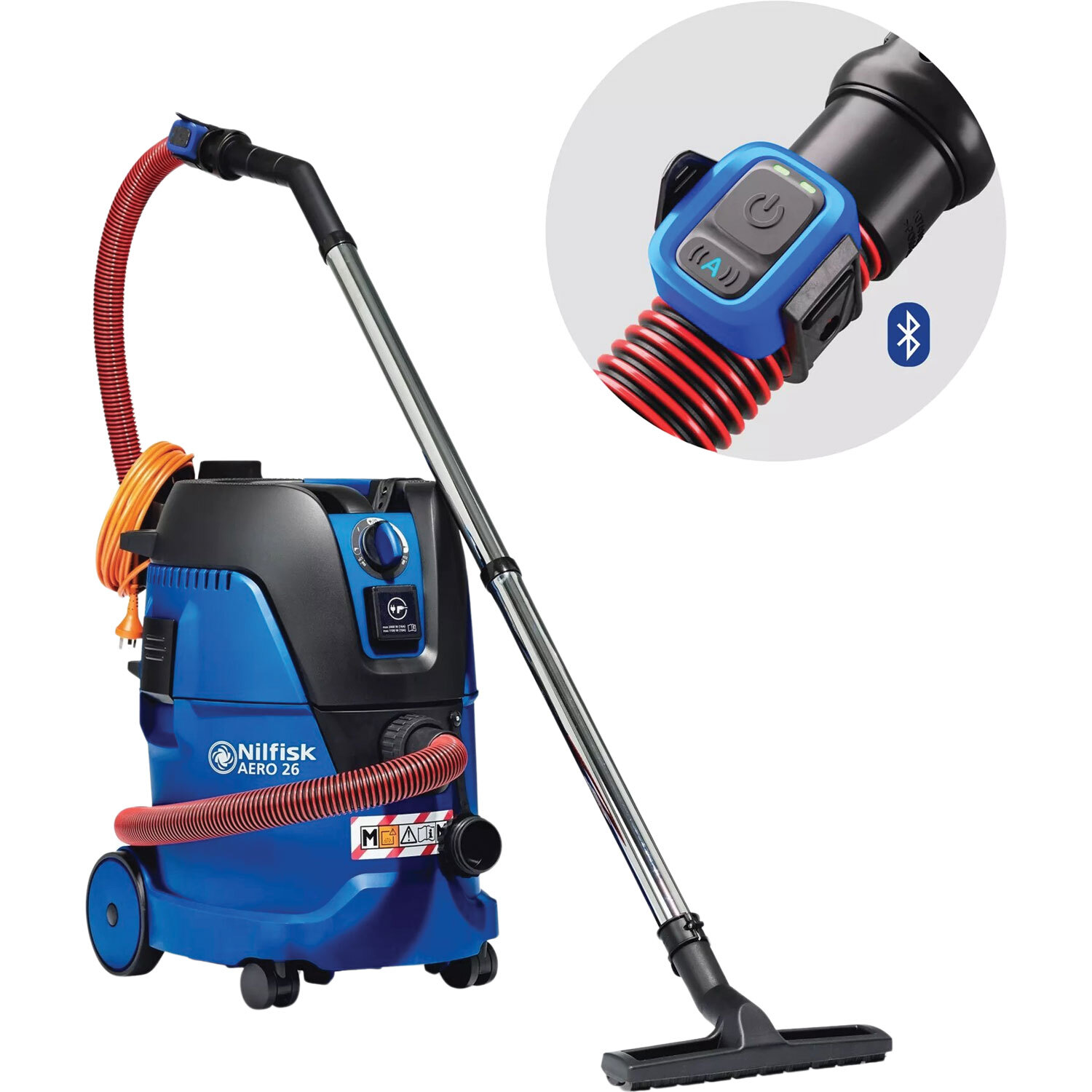 M-Class AERO Compact Industrial Vacuum/Dust Extractor with Wireless Control 25 litre