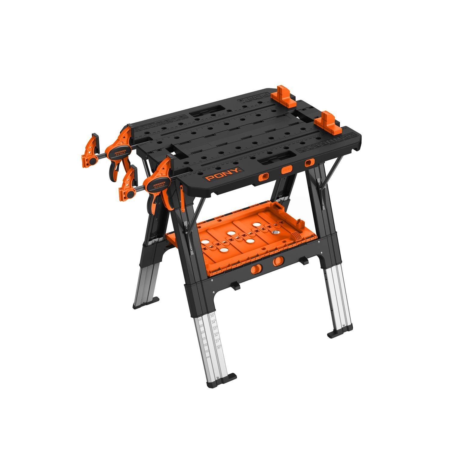 2-in-1 Clamping Worktable/ Sawhorse