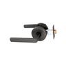 Medio Plus Series Rivera Privacy Lever Set with QuickFix Graphite