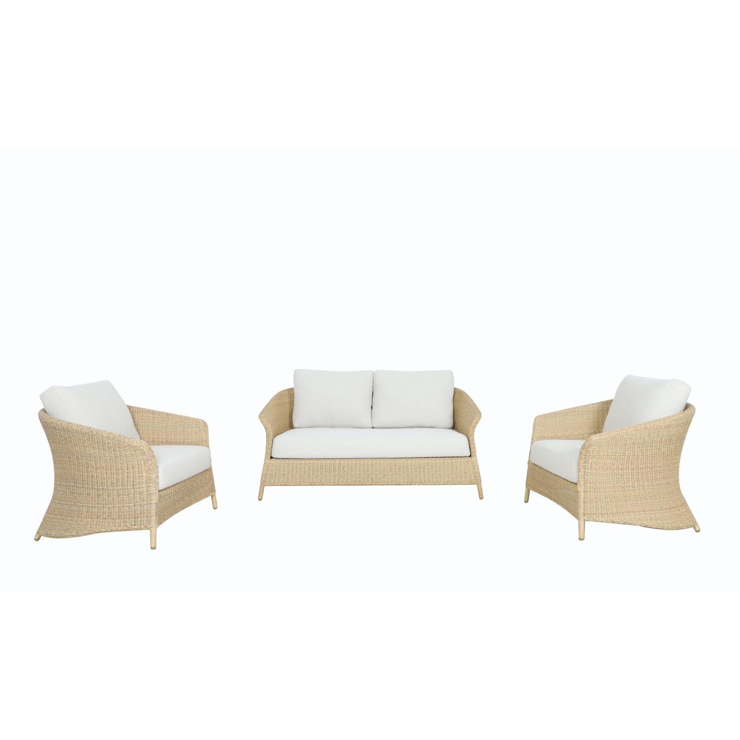 Outdoor 3 Piece Lounge Setting