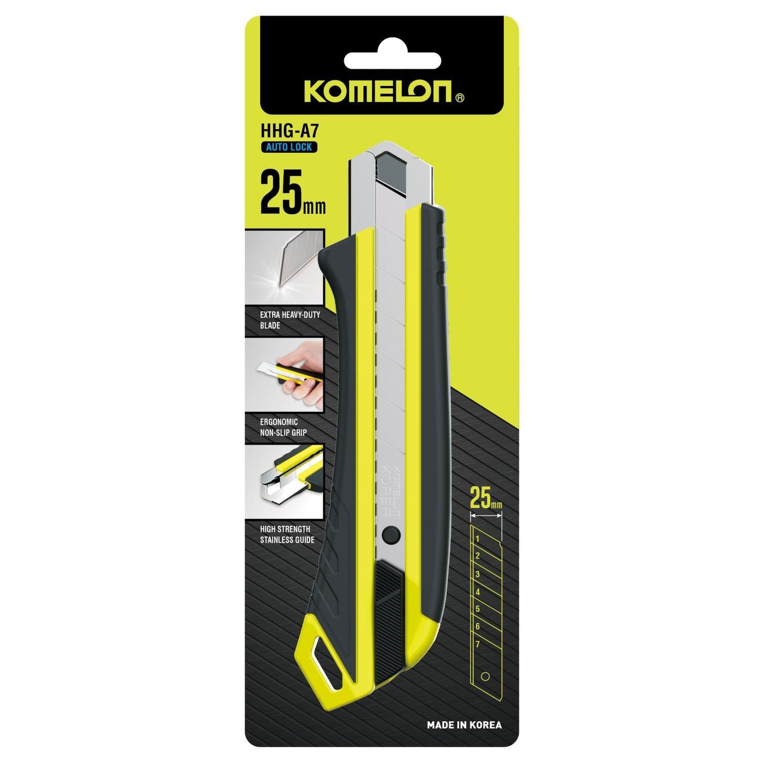 Hi-vis Auto Locking Snap off Blade Knife