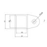 Balustrade Top Mount Handrail Wall Tie
