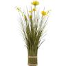 Artificial Glass Plant H; 510mm Yellow