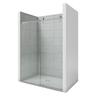 Solara 1600 x 1000mm 3-Wall TileOver Tray and Chrome Sliding Screen