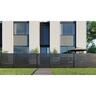 VistaWall Horizontal SLAT Pedestrian Gate H: 1200mm x W: 1000mm Black