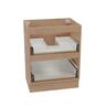 Floor Standing Vanity Cabinet 2 Drawer 600mm French Oak