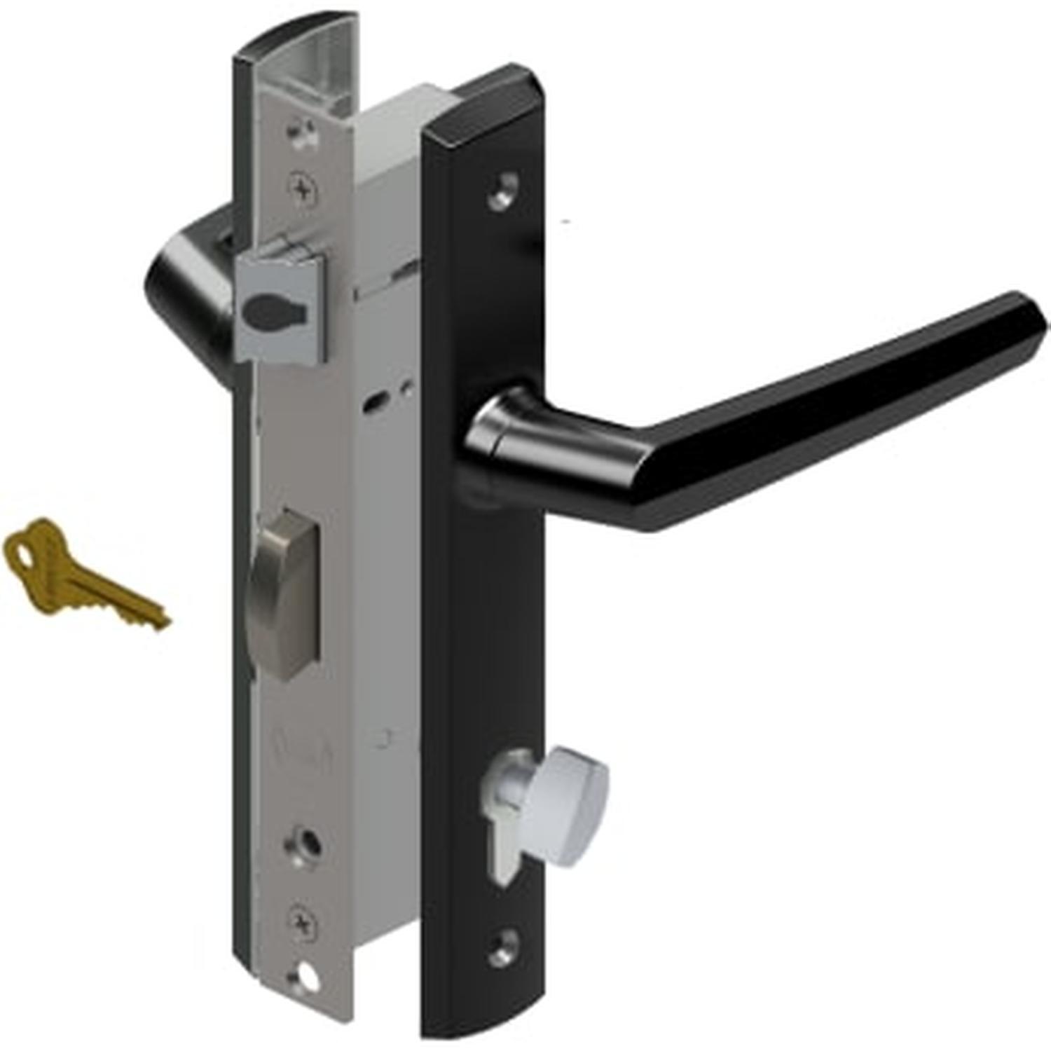 ARIA INDURO HINGED DOOR 2PT 30BS ST CT 30/30 BLACK