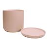 Indoor Adelle Pot and Saucer 12cm Blush