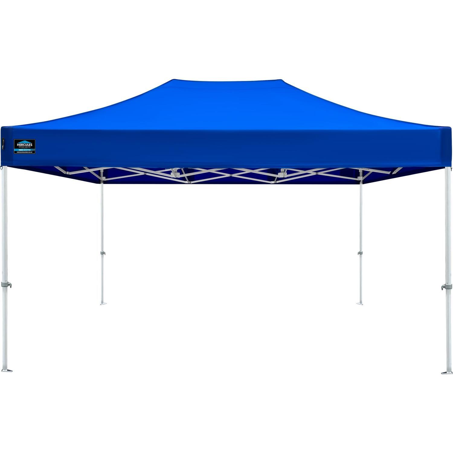 Hercules Pro 57 Alloy Gazebo 3x4.5m Blue