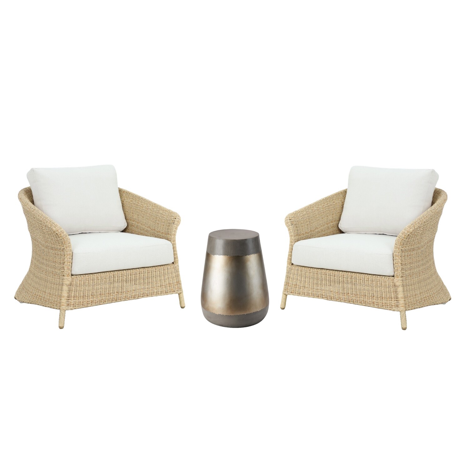 Outdoor 3 Piece Lounge Setting