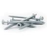 Heavy Duty Timber Screws 14g x 100mm Pack of 100 Galvanised