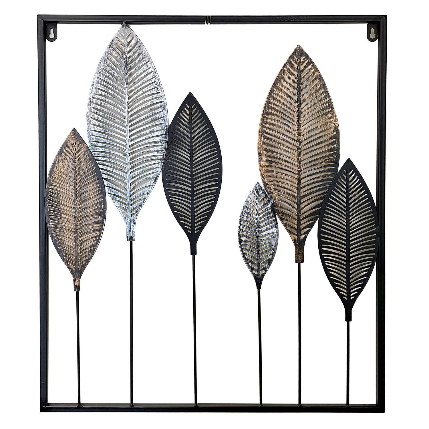 Wall Art Metal Leaf