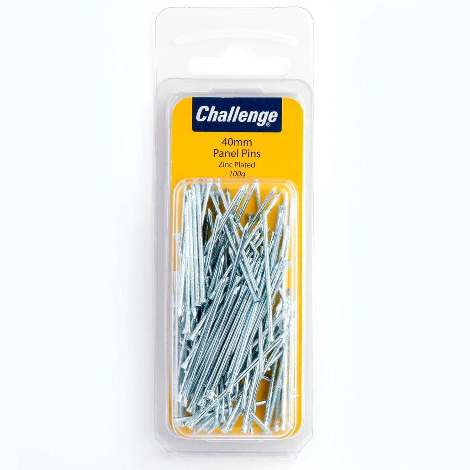Challenge | Panel Pins 40mm Zinc Plated | Mitre10