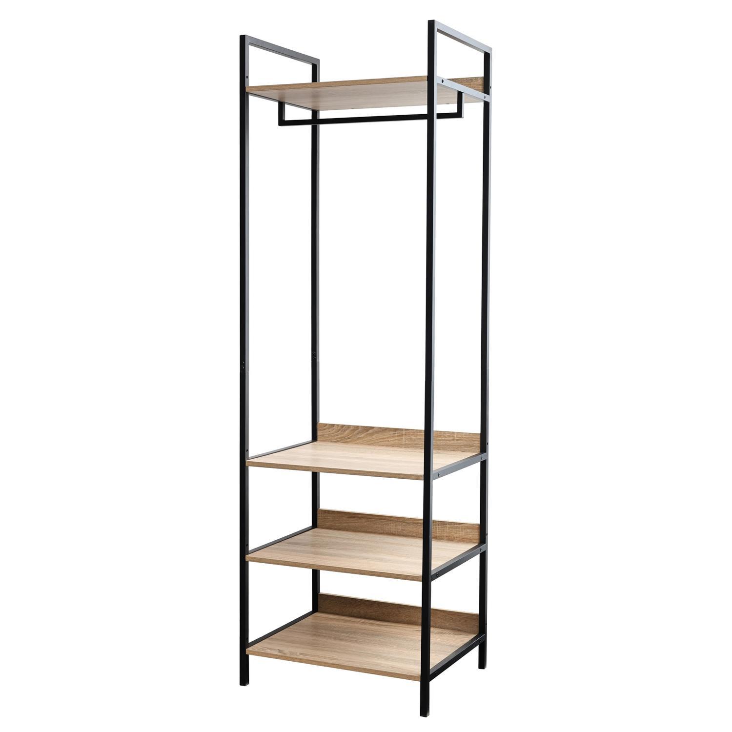 Wardrobe Free Standing 3 Tier H: 1900 mm, W: 600 mm, D: 480 mm