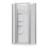 Corner Angle Side Mould Acrylic Shower 900 x 900 x 2015mm Chrome