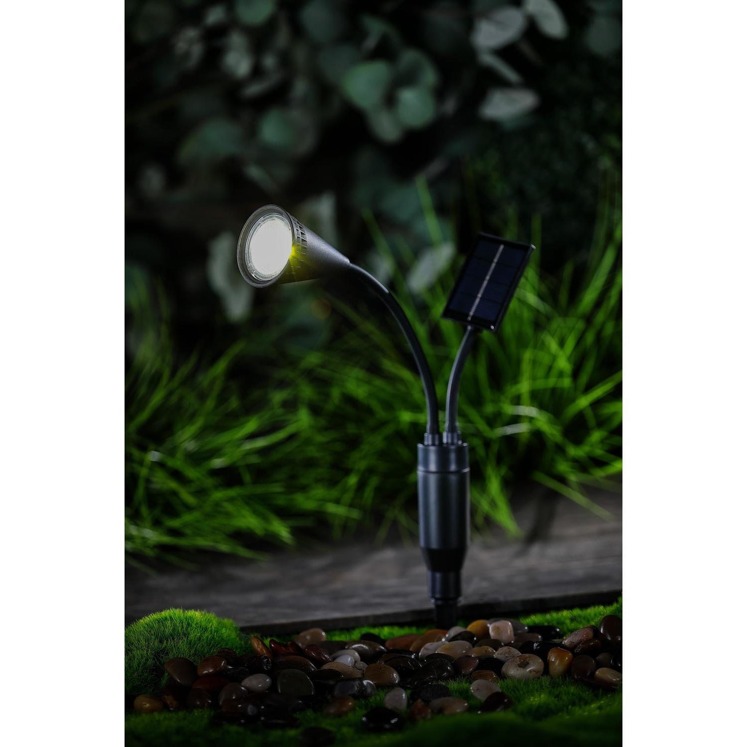 Spot Light 15 Lumen 34cm H   Solar powered White