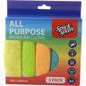 All Purpose Microfibre Cloths 5 Pack 220 x 350mm Assorted