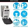Light Up Push Button Wall Mount Key Safe