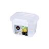 Container Clear with White Clips 420ml