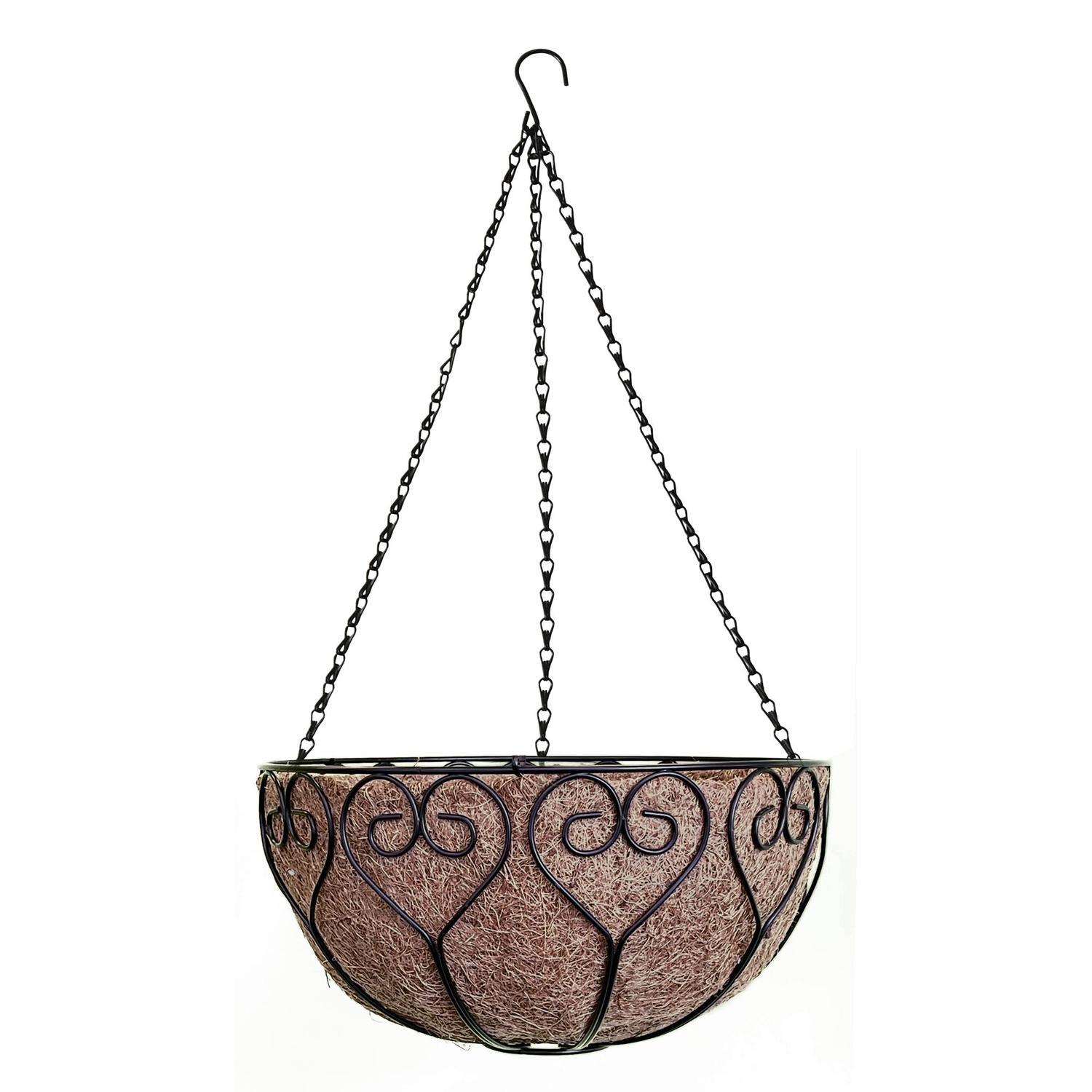 Hanging Basket Metal Fleur