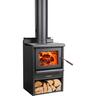 Wood Burner Kanaku ULEB 9kW Metallic Black