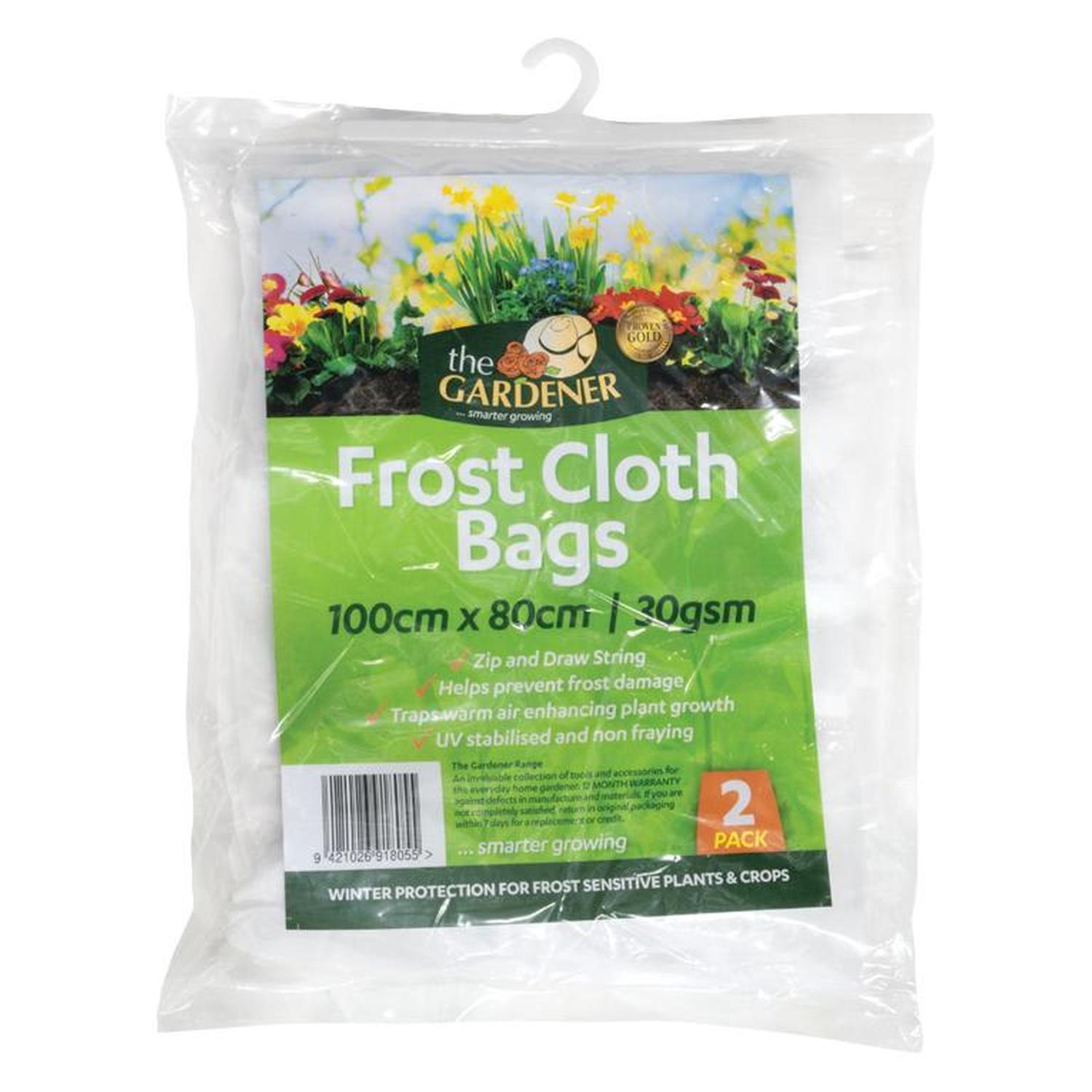 Frost Cloth Zip Bag Twin Pack 100cm x 80cm