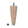 Detailed Cone Pine Furniture Leg 150mm