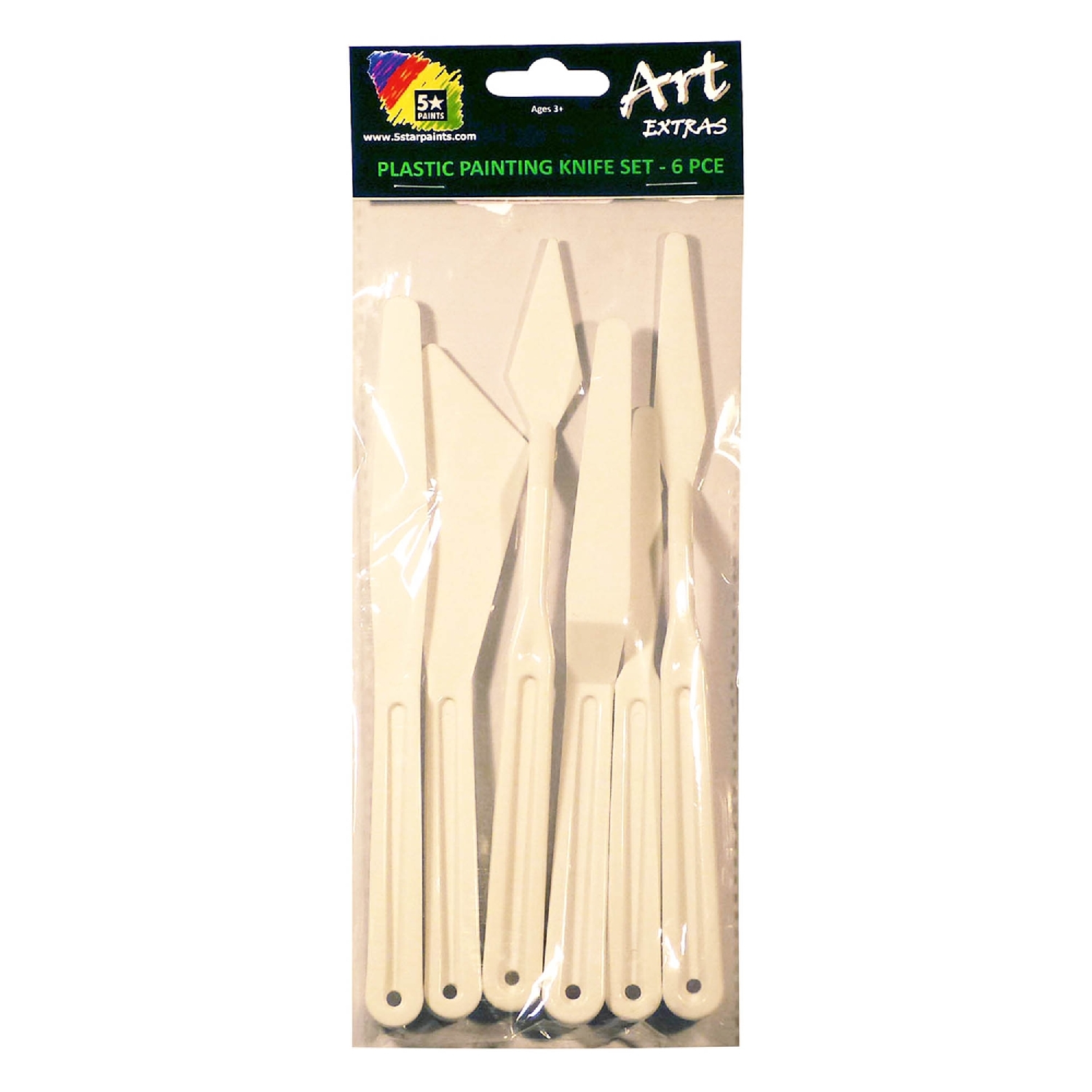 Plastic Painting Knives set of 6