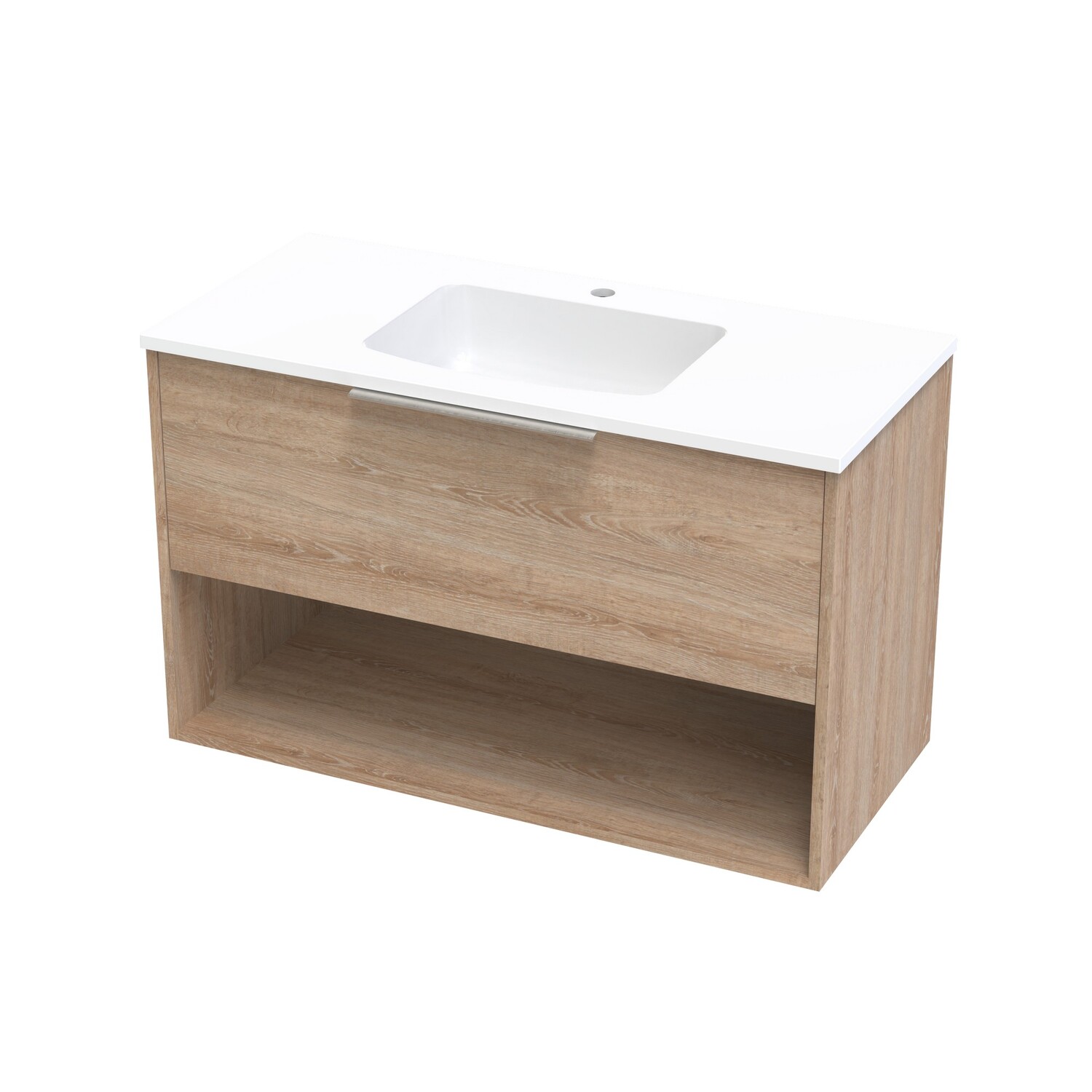 Nikau Drawer Open Wall Hung Vanity