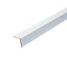 Aluminium Equal Angle 20x20x1.5mm x 2.4m White